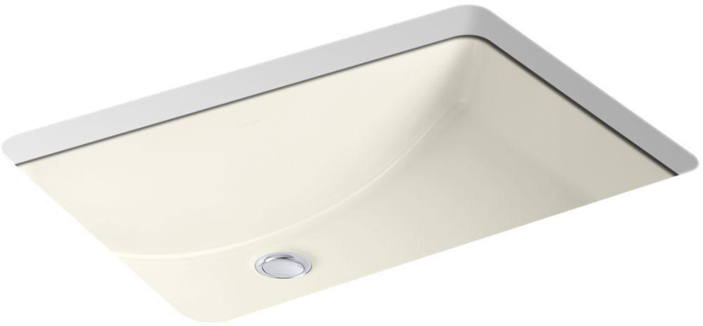 KOHLER Biscuit Undermount Bathroom Sink with Overflow 