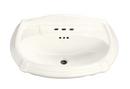 Vitreous China Lavatory with 4 in. Centerset Faucet  Biscuit