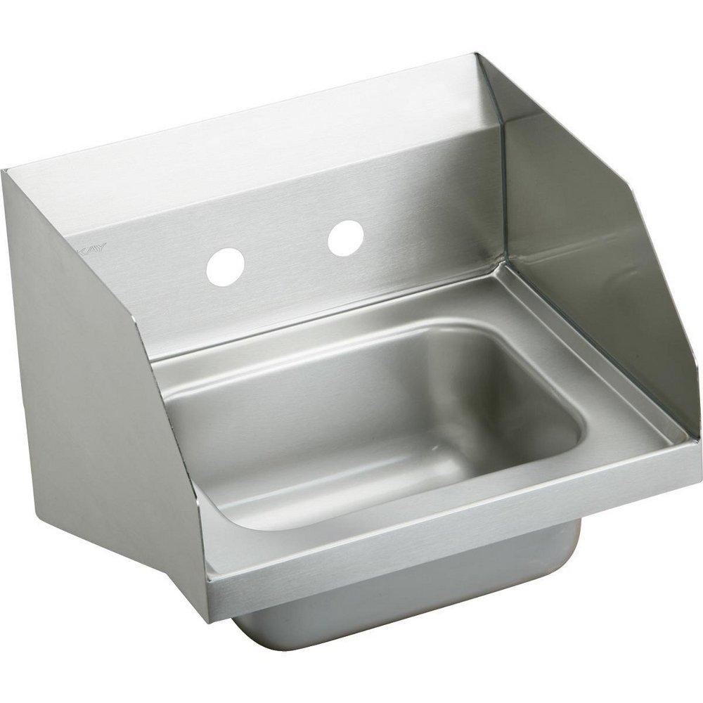 Elkay Satin Stainless Steel Stainless Steel Hand Sink with Station 