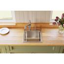 Elkay Lustrous Satin 17 x 20 in. Stainless Steel Single Bowl Drop-in Kitchen Sink in Lustrous Satin 