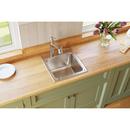 Elkay Lustrous Satin 17 x 20 in. Stainless Steel Single Bowl Drop-in Kitchen Sink in Lustrous Satin 