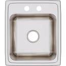 Elkay Lustrous Satin 17 x 20 in. Stainless Steel Single Bowl Drop-in Kitchen Sink in Lustrous Satin 