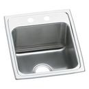 Elkay Lustrous Satin 17 x 20 in. Stainless Steel Single Bowl Drop-in Kitchen Sink in Lustrous Satin 