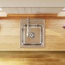 Elkay Lustrous Satin 17 x 20 in. Stainless Steel Single Bowl Drop-in Kitchen Sink in Lustrous Satin 