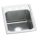 Elkay Lustrous Satin 17 x 20 in. Stainless Steel Single Bowl Drop-in Kitchen Sink in Lustrous Satin 