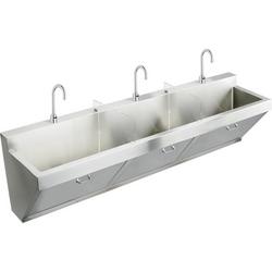 90X23 Three Hole Triple Bowl Stainless Steel WM SURG SCRUB SINK