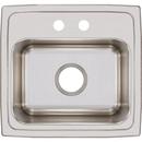 Elkay Lustrous Satin 17 x 16 in. Stainless Steel Single Bowl Drop-in Kitchen Sink in Lustrous Satin 