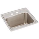 Elkay Lustrous Satin 17 x 16 in. Stainless Steel Single Bowl Drop-in Kitchen Sink in Lustrous Satin 