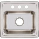 Elkay Lustrous Satin 17 x 16 in. Stainless Steel Single Bowl Drop-in Kitchen Sink in Lustrous Satin 