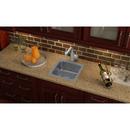 Elkay Lustrous Highlighted Satin No-Hole 1-Bowl Topmount Sink 