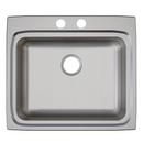 Elkay Lustrous Satin 25 x 22 in. Stainless Steel Single Bowl Drop-in Kitchen Sink in Lustrous Satin 