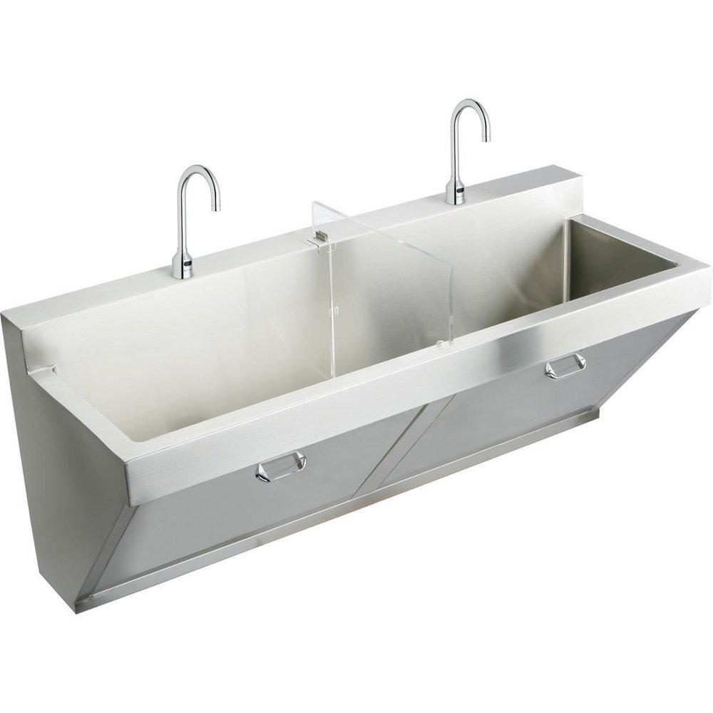 Elkay Buffed Satin Stainless Steel Scrub Sink Package 