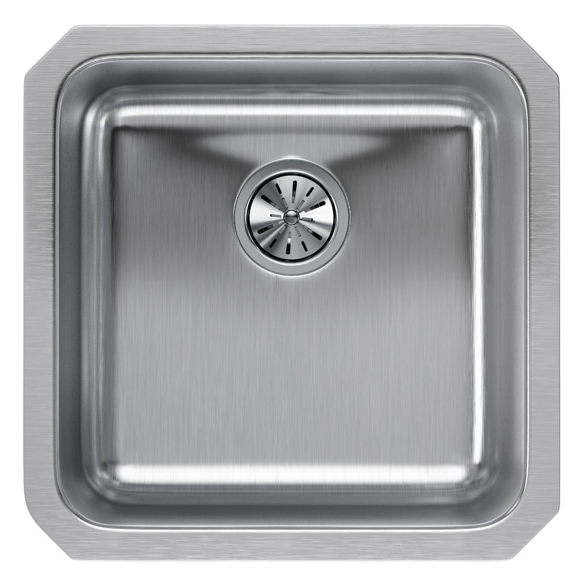 Elkay Lustrous Satin 18-1/2 x 18-1/2 in. Undermount Stainless Steel Bar Sink 