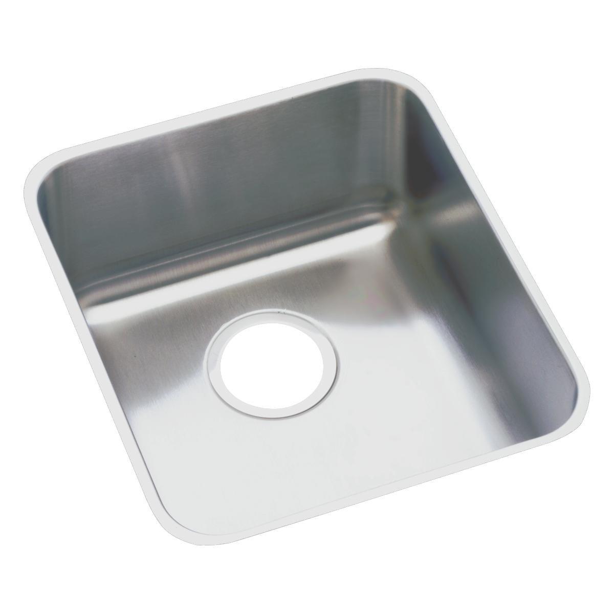 Elkay Lustrous Satin 18-1/2 x 18-1/2 in. Undermount Stainless Steel Bar Sink 