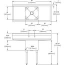 Elkay Grey 8 gph. Hot and Cold Floor Mountain Water Cooler 