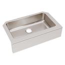 Elkay Lustrous Satin 33 x 20-1/2 in. Stainless Steel Single Bowl Farmhouse Kitchen Sink with Sound Dampening 