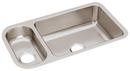 32-1/4 x 18-1/4 in. No Hole Stainless Steel Double Bowl Undermount Kitchen Sink in Lustrous Satin