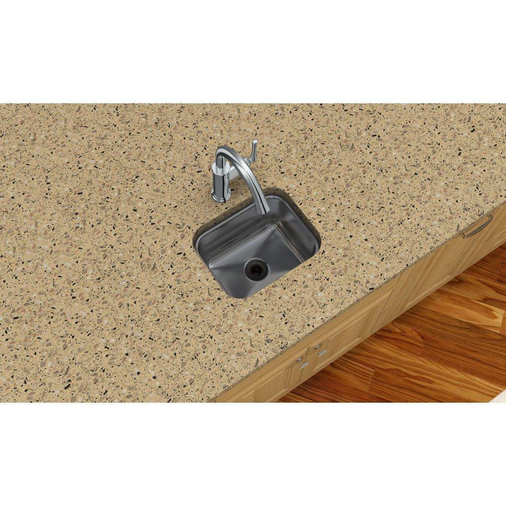 Elkay Lustrous Satin 14-1/2 x 11-3/4 in. Undermount Stainless Steel Bar Sink 