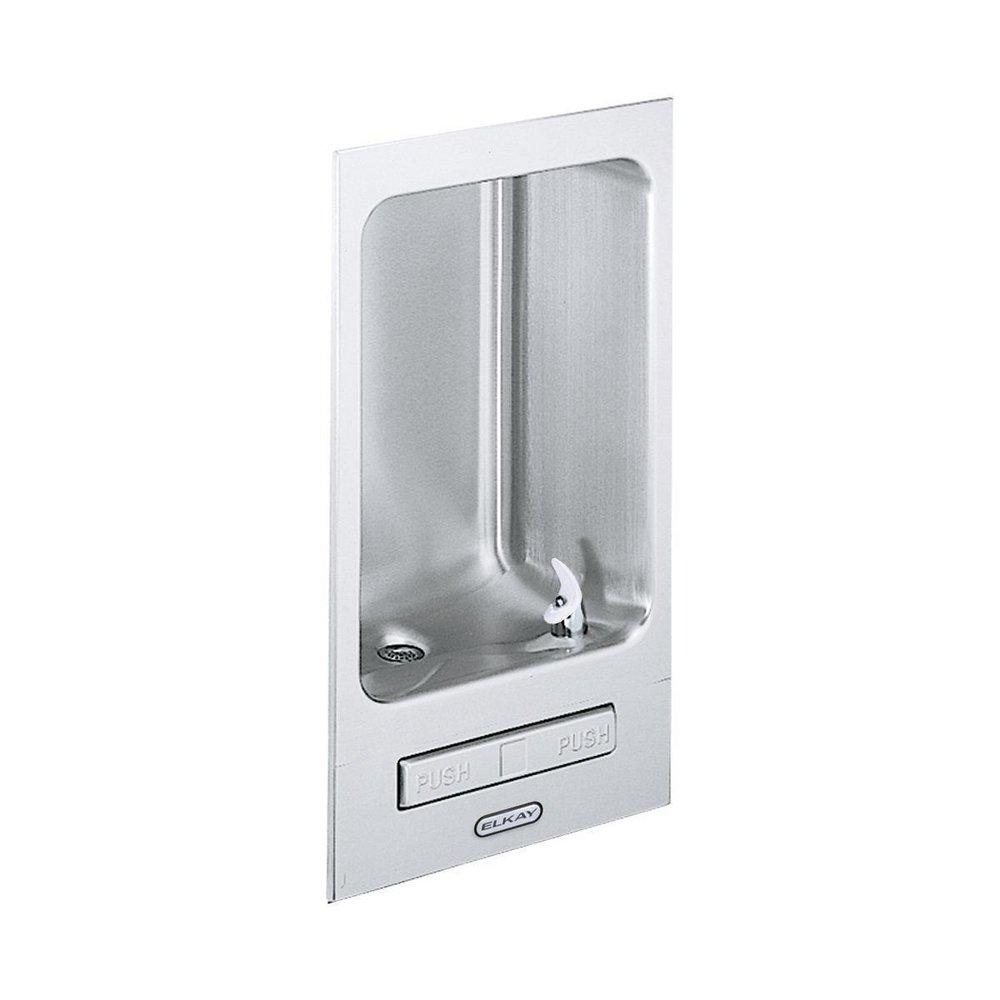 Elkay Stainless Steel Wall Mount Fully Recessed Drinking Fountain 