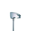 Hand Shower Holder with Outlet in Polished Chrome