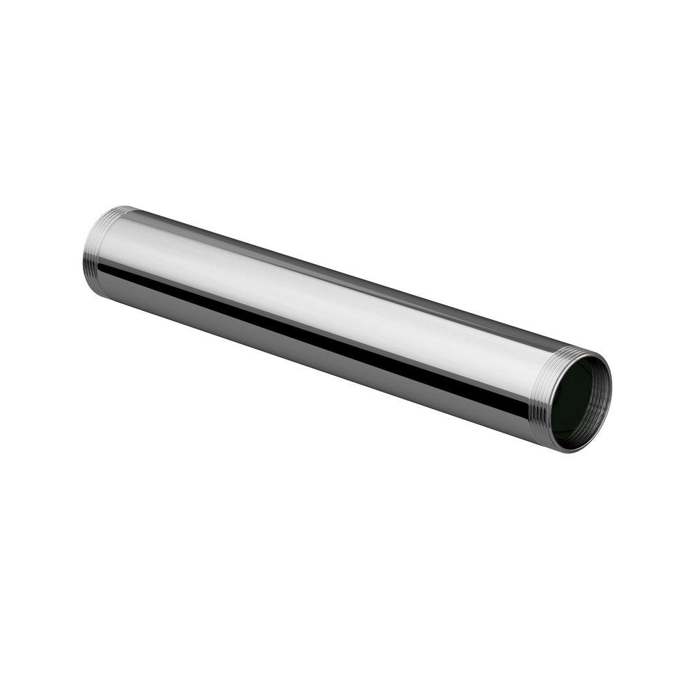 PROFLO&reg; Polished Chrome 17 ga Threaded Extension Tube in Polished Chrome 