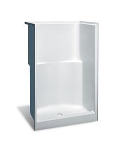 48 x 35-1/4 x 72 in. Alcove Shower Unit in White