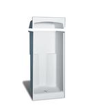 Aker by MAAX White 36 x 36 x 72 in. Shower Unit in White 