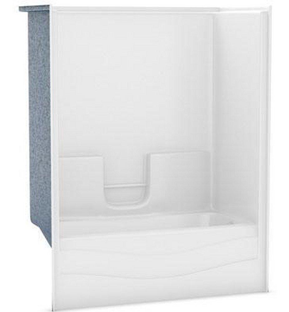 Aker by MAAX White 60 x 30 in. Tub & Shower Unit in White 