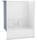 Aker by MAAX White 60 x 30 in. Tub & Shower Unit in White 