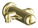 Shower Arm with Diverter in Polished Brass