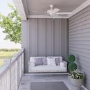 Progress Lighting White 52 in. 5-Blade Outdoor Ceiling Fan 