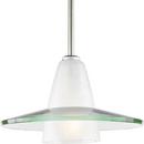 Progress Lighting Brushed Nickel 100W 1-Light Medium Pendant Light 