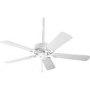 Progress Lighting White 42 in. 5-Blade Ceiling Fan 