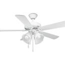 Progress Lighting White 42 in. 5-Blade Ceiling Fan 