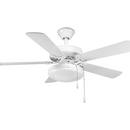 Progress Lighting White 42 in. 5-Blade Ceiling Fan 