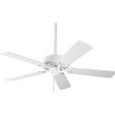Progress Lighting White 42 in. 5-Blade Ceiling Fan 