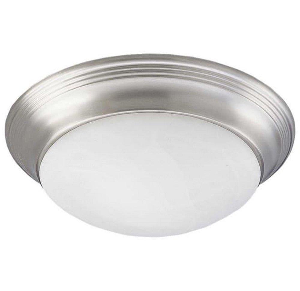 Progress Lighting Brushed Nickel 4-5/8 x 14 in. Close-to-Ceiling Light Fixture 
