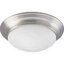 Progress Lighting Brushed Nickel 4-5/8 x 14 in. Close-to-Ceiling Light Fixture 
