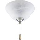 3 Light 60 W Medium Fan Light Kit in Brushed Nickel