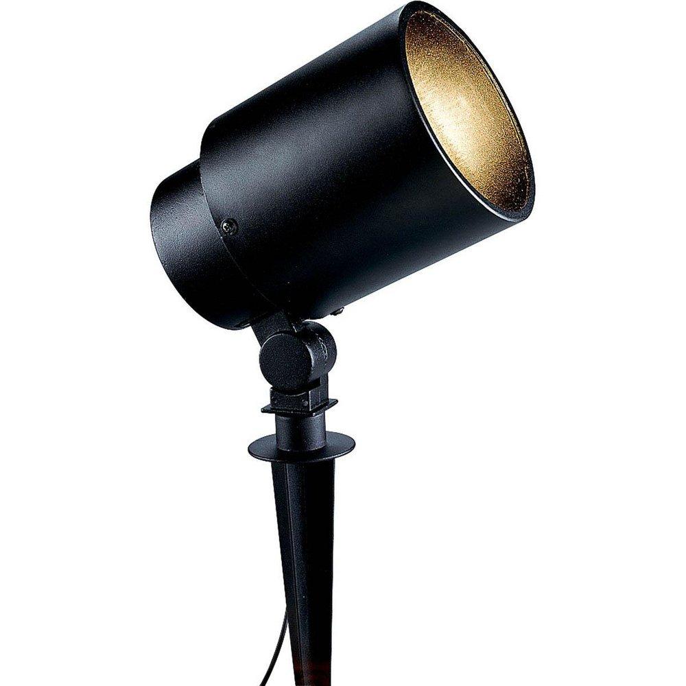 Progress Lighting Black 75W 1-Light Incandescent Landscape Spot Light 