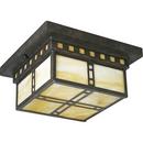4-3/4 x 10 in. Close-to-Ceiling Light Fixture in Weathered Bronze