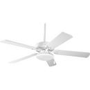 Progress Lighting White 52 in. 5-Blade Ceiling Fan 
