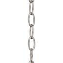 Progress Lighting Brushed Nickel 10 ft. 9 ga Lighting Chain 