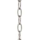 Progress Lighting Brushed Nickel 10 ft. 9 ga Lighting Chain 
