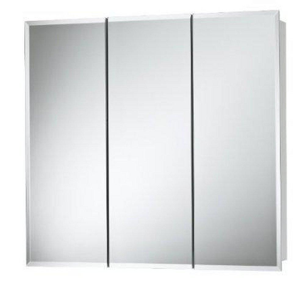 Jensen Black Beveled Mirror Medicine Cabinet 