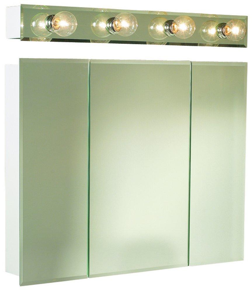 Jensen Basic White 28-3/16 in. Recessed Mount Medicine Cabinet 