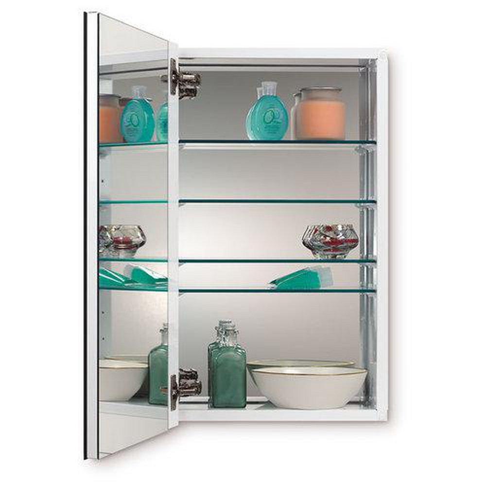 Jensen Basic White 25-1/8 in. Recessed Mount Medicine Cabinet 