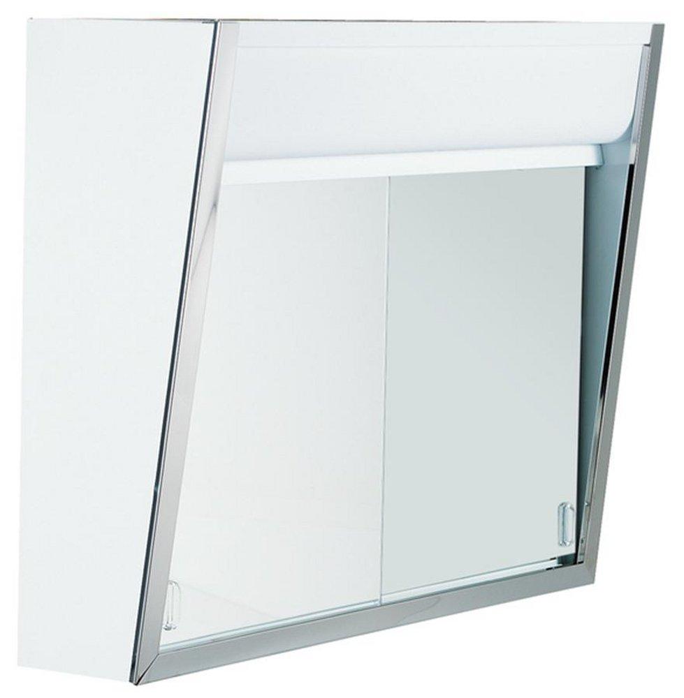 Jensen Surface Mount Plate Mirror Medicine in White Ferguson