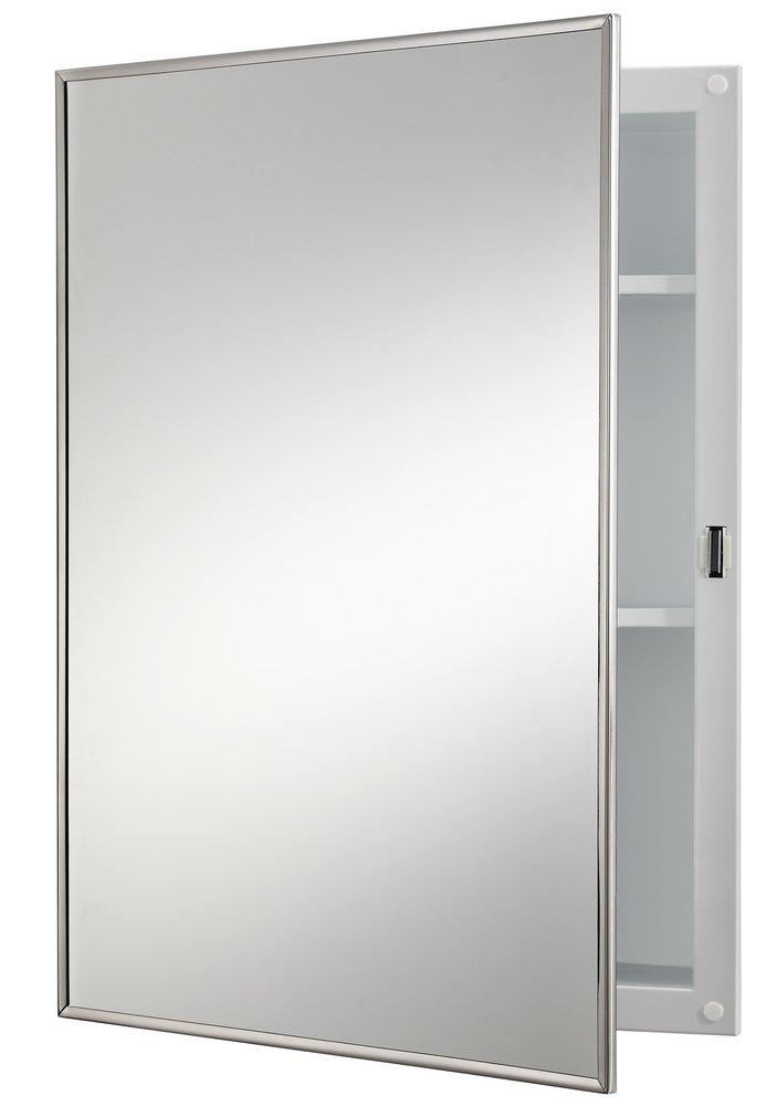 Jensen Basic White 22-1/8 in. Recessed Mount Medicine Cabinet 