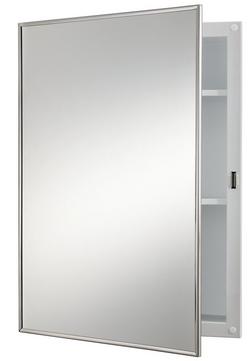 22-1/8 in. Recessed Mount Medicine Cabinet in Basic White